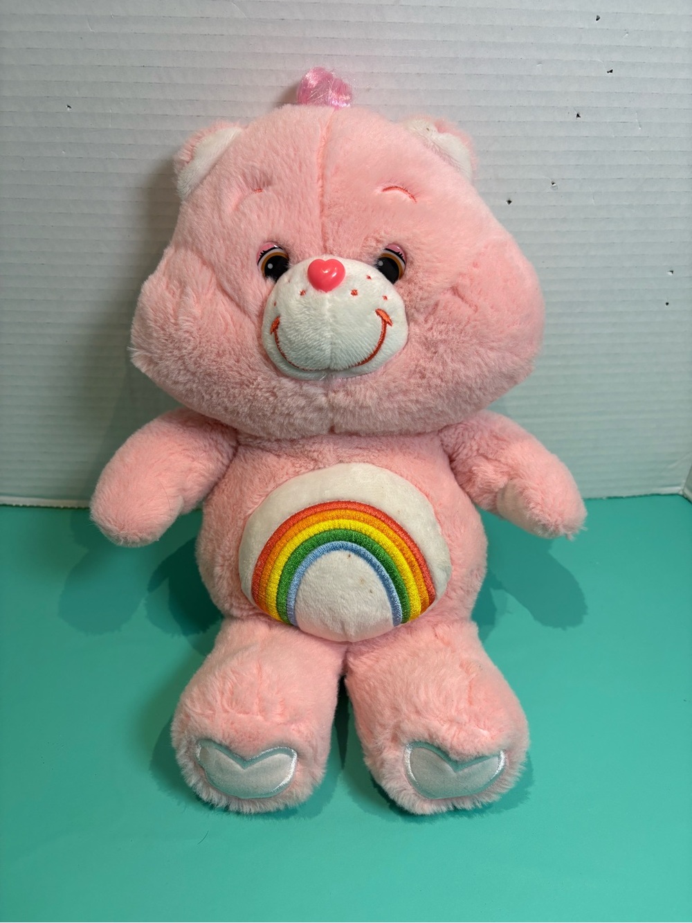 Care Bears 12" Cheer Bear Plush 2018 Rainbow Pink Cheer Bear